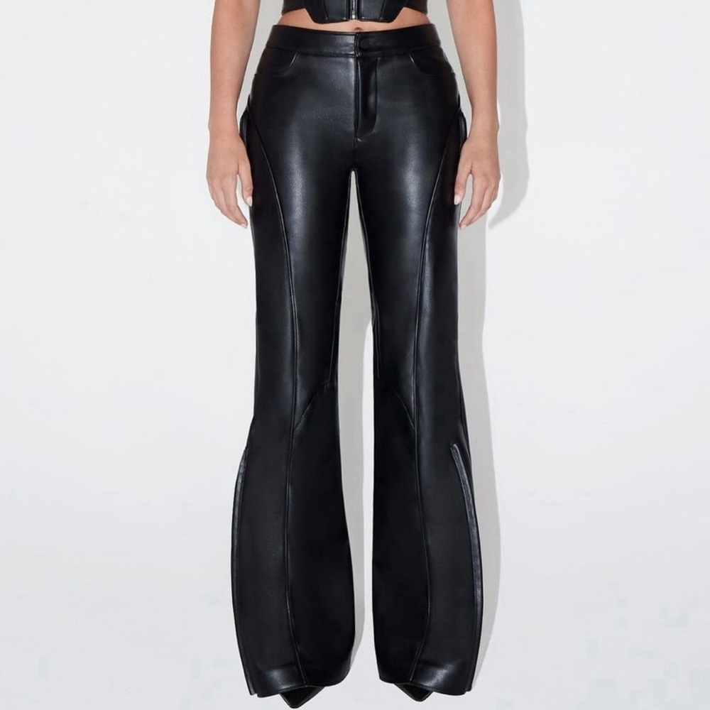 NWT KHY By Kylie Jenner Faux Leather Pant M